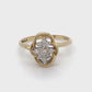 14K Yellow Gold Diamond Ring; 0.10CTW; Size 4.5; 1.8g