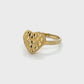 10K Yellow Gold Heart Lady's Ring; 1.1DWT; 1.6g; Size 5