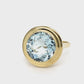 14K Yellow Gold Ring w/ Aquamarine; Size 6; 3.4g