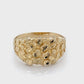10K Yellow Gold Lady's Gold Ring; 1.5DWT; Size 9.5