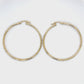 10K Yellow Gold Hoop Earrings; 1.9DWT; 3g