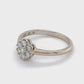 18K White Gold Diamond Ring; 0.35CTW; Size 6; 2.4g