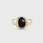 10K Yellow Gold Diamond Ring; Size 6