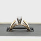 14K Yellow Gold Diamond Lady's Ring; 4.6g; Size 5