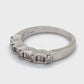 14K White Gold Diamond Ring; 0.75CTW; Size: 7; 4.6g
