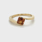 14K Yellow Gold Synthetic Spinel Lady's Ring; 1.6DWT; Size 4.5