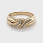 9K Yellow Gold Lady's Ring; 2.2DWT; Size 7