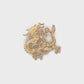 14K Yellow Gold Dragon Pendant: 1.3DWT; 2g