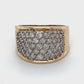14K Yellow Gold Diamond Ring; 0.50CTW; Size 6.5; 6.8g