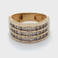 14K Yellow Gold Diamond Ring; 5.5g; 3.6DWT; Size: 7