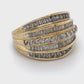 10K Yellow Gold Diamond Ring; 1.00CTW; Size 7; 7.5g