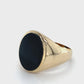 10K Yellow Gold Gentleman's Ring; 3.3DWT; Size 9