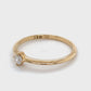 18K Yellow Gold Diamond Lady's Solitaire Ring; 1.3DWT; Size 7.5