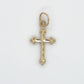 14K Yellow Gold Cross Pendant