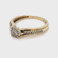 10K Yellow Gold Diamond Ring; 1.4DWT; 0.20CTW; 2.3g; Size 7