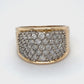 14K Yellow Gold Diamond Ring; 0.50CTW; Size 6.5; 6.8g