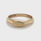 18K Yellow Gold Ring; 1.5DWT; 2.4g; Size 7.5