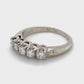 14K White Gold Diamond Ring; 0.50CTW; Size 6; 3.3g