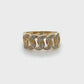10K Yellow Gold Diamond Lady's Fashion Ring; Size 9 Video