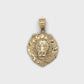 14K Yellow Gold Lion Head Pendant; 1.3DWT; 2g