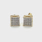 10K Yellow Gold Diamond Stud Earrings; 0.25CTW; 1.9g