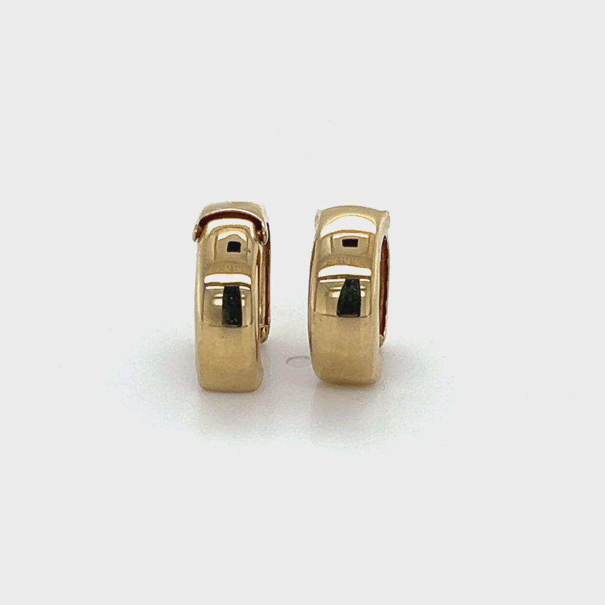 14K Yellow Gold Hoop Earrings