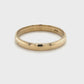 14K Yellow Gold Gentleman's Wedding Band; Size 10