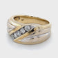 10K Yellow & White Gold Diamond Lady's Ring; 6.2DWT; Size 9.5