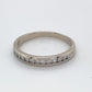 14K White Gold Diamond Ring; 0.16CTW; Size 8; 2.5g