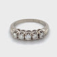 14K White Gold Diamond Ring; 0.50CTW; Size 6; 3.3g