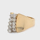14K Yellow Gold Diamond Ring; 1.25CTW; Size 10; 8.0g