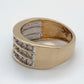 14K Yellow Gold Diamond Ring; 1.0CTW; Size: 7; 5.5g