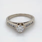 14K Yellow Gold Diamond Ring; 0.75CTW; Size 7; 3.3g