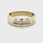 10K Yellow Gold Diamond Gentleman's Ring; 0.2CTW; 3.9g; Size 10