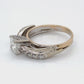 14K White Gold Diamond Ring; 1.05CTW; Size 6.5; 4.3g