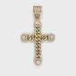 10K Yellow Gold Diamond Pendant; 3.2CTW; 11g