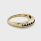 14K Yellow Gold Diamond Accent Wedding Band; 0.10 CTW; 3.5g; Size 9.5