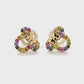 14K Yellow Gold Mickey Mouse Stud Earrings; 0.4g