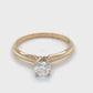 14K Yellow Gold Diamond Ring; 0.47CTW; Size 6.5; 2.1g