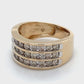 14K Yellow Gold Diamond Ring; 5.5g; 3.6DWT; Size: 7