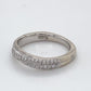 14K White Gold Diamond Ring; 0.25CTW; Size 7; 3.6g