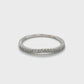 10K White Gold Diamond Lady's Fashion Ring; Size 9