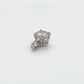 14K White Gold Diamond Pendant; 0.80CTW, 0.6g