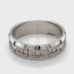 10K White Gold Diamond Gentleman's Ring; 4.8DWT; Size 11.5