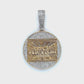 10K Two-Tone Gold Diamond "Last Supper" Pendant; 0.40CTW; 6.1g