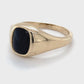 14K Yellow Gold Gentleman's Ring; 3.4DWT; Size 10