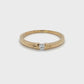 14K Yellow Gold Diamond Lady's Fashion Ring; Size 7