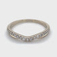 14K White Gold Diamond Ring; 0.51CTW; Size 8.5; 2.5g