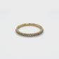 14K Yellow Gold Diamond Lady's Wedding Band; Size 8 Video