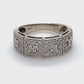 14K White Gold Diamond Ring; 0.20CTW; Size 7; 3.8g